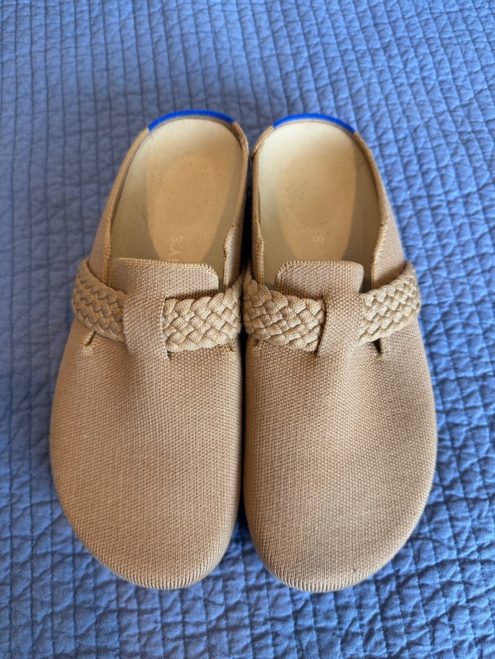 Rothy's Tan Braid Clogs